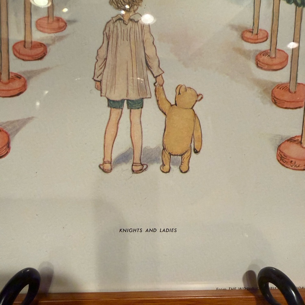 Knights and Ladies vintage Winnie the Pooh print created by E.H. Shepard - Picture 2 of 5